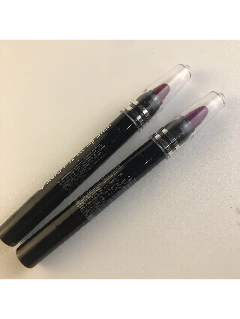 Amuse Xoxo Kiss Me Lip Stick Purple Color Lot Of 2